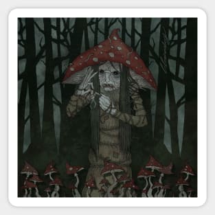 Gloomy Mushroom Sticker